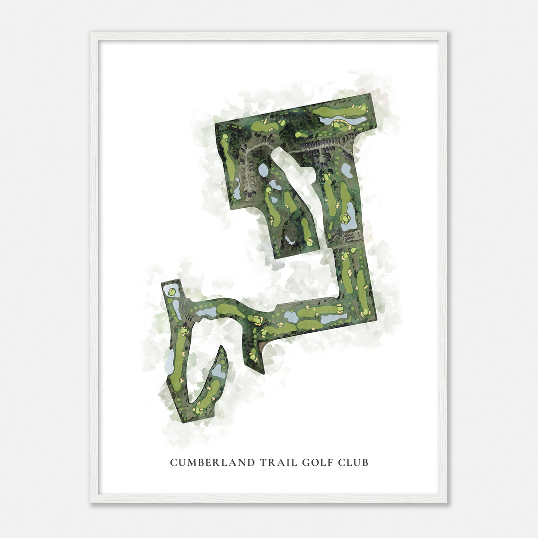 Print of Cumberland Trail Golf Club Classic Map