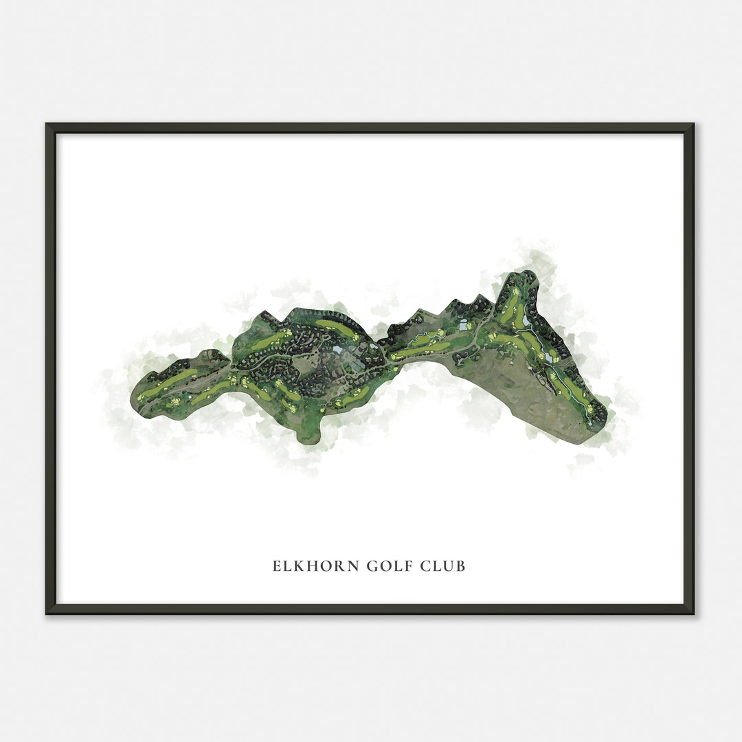 Print of Elkhorn Golf Club Classic Map