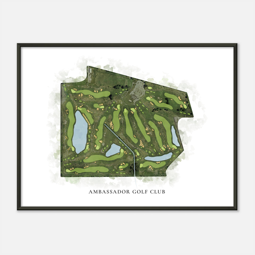 Print of Ambassador Golf Club Classic Map