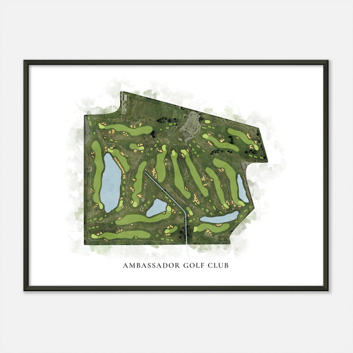 Print of Ambassador Golf Club Classic Map