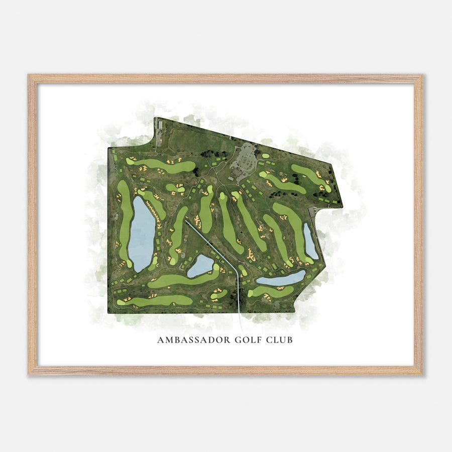 Print of Ambassador Golf Club Classic Map