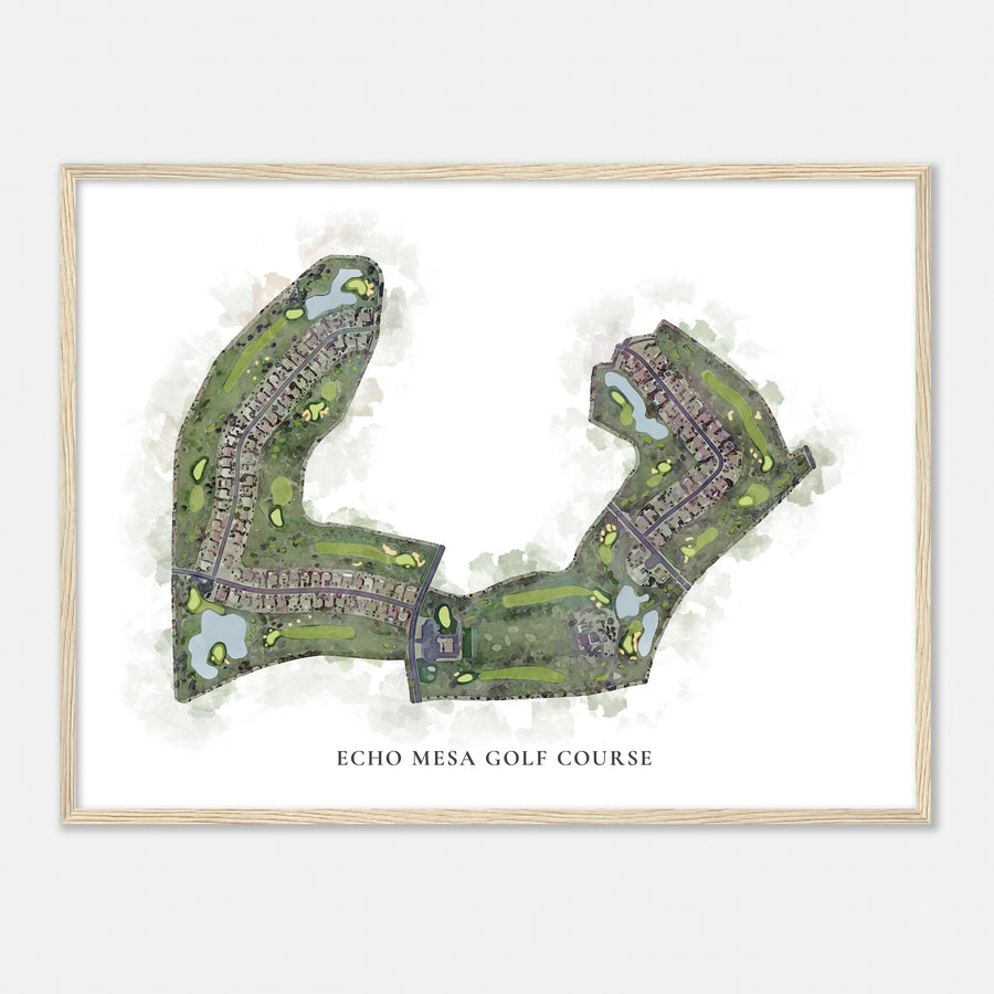 Print of Echo Mesa Golf Course Classic Map