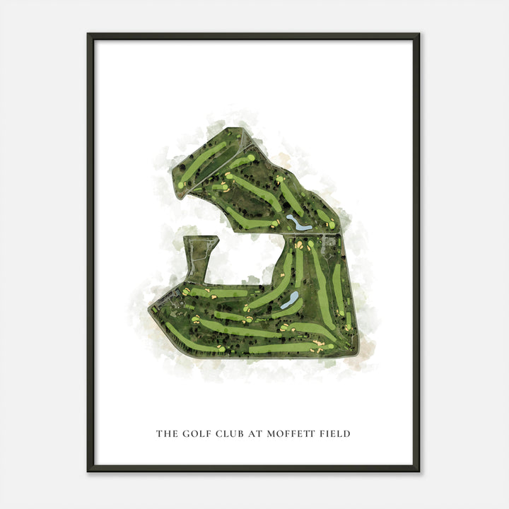 Print of The Golf Club At Moffett Field Classic Map