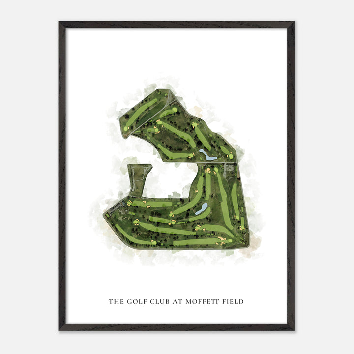Print of The Golf Club At Moffett Field Classic Map