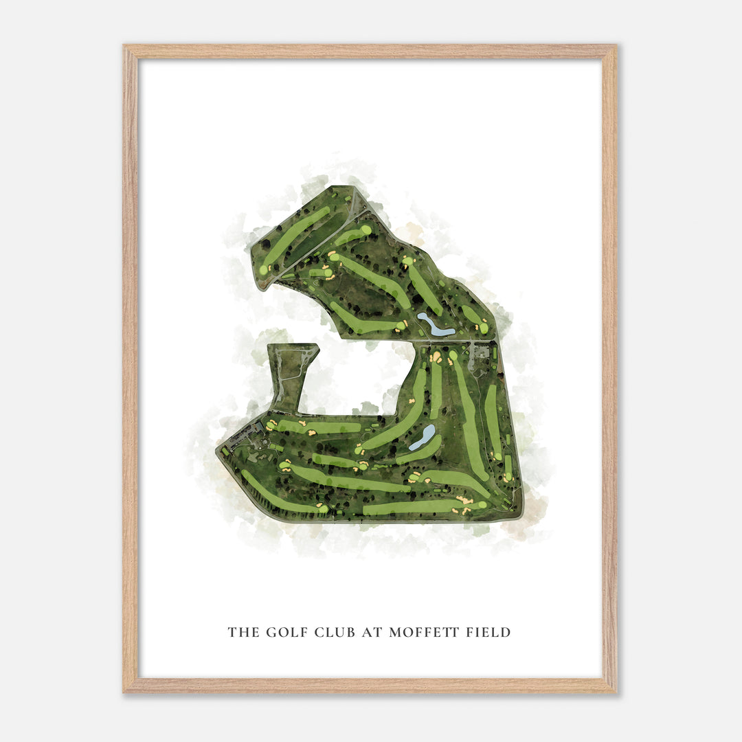 Print of The Golf Club At Moffett Field Classic Map