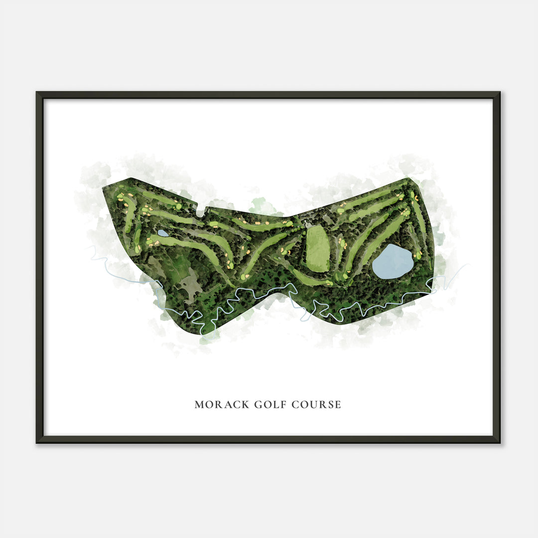 Print of Morack Golf Course Classic Map