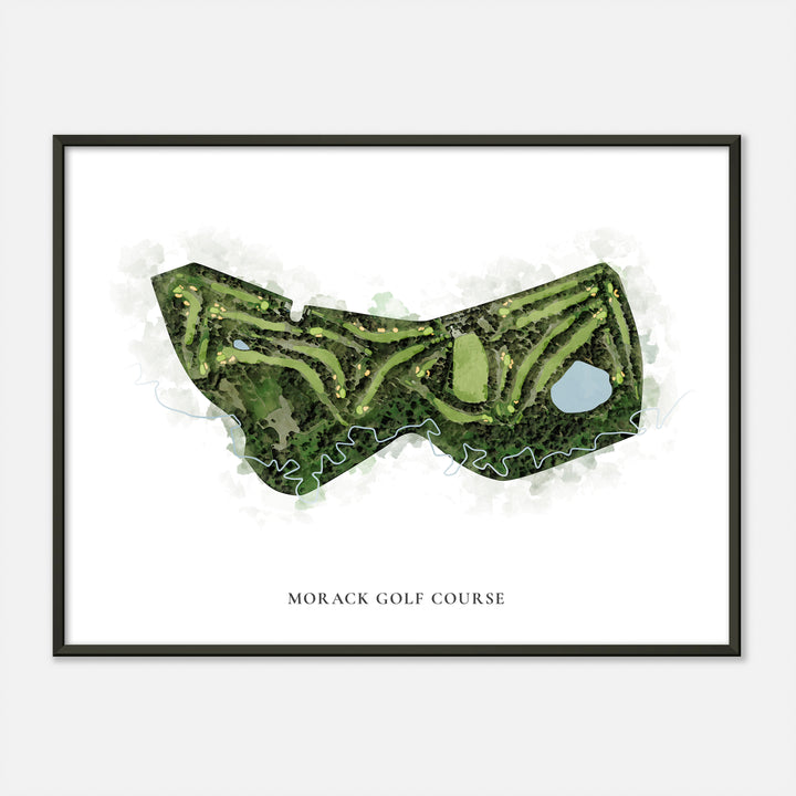 Print of Morack Golf Course Classic Map
