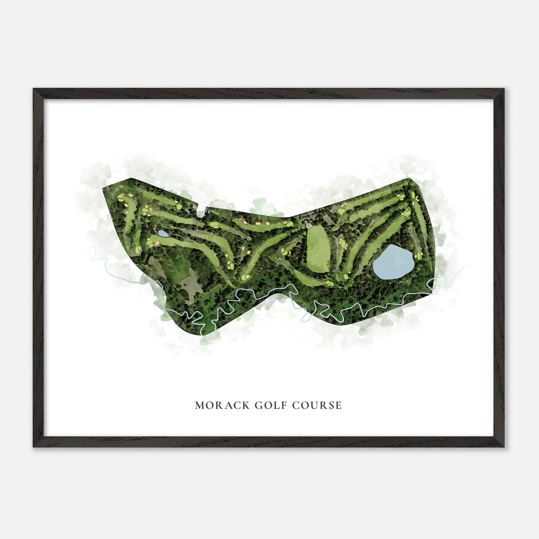 Print of Morack Golf Course Classic Map