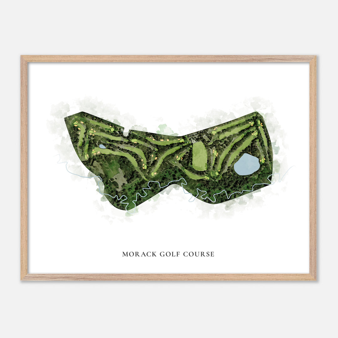 Print of Morack Golf Course Classic Map
