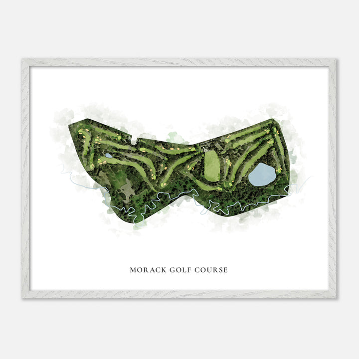 Print of Morack Golf Course Classic Map