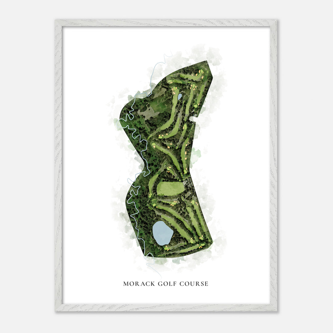 Print of Morack Golf Course Classic Map