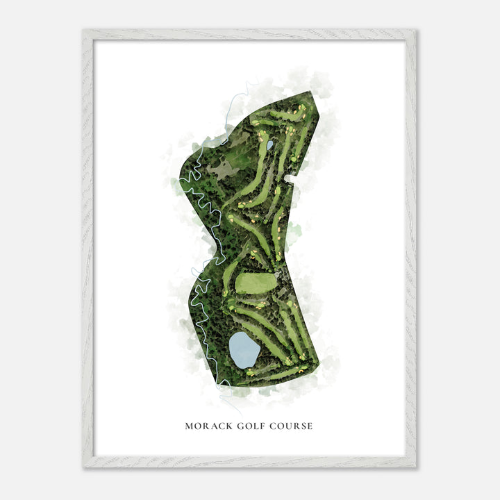 Print of Morack Golf Course Classic Map