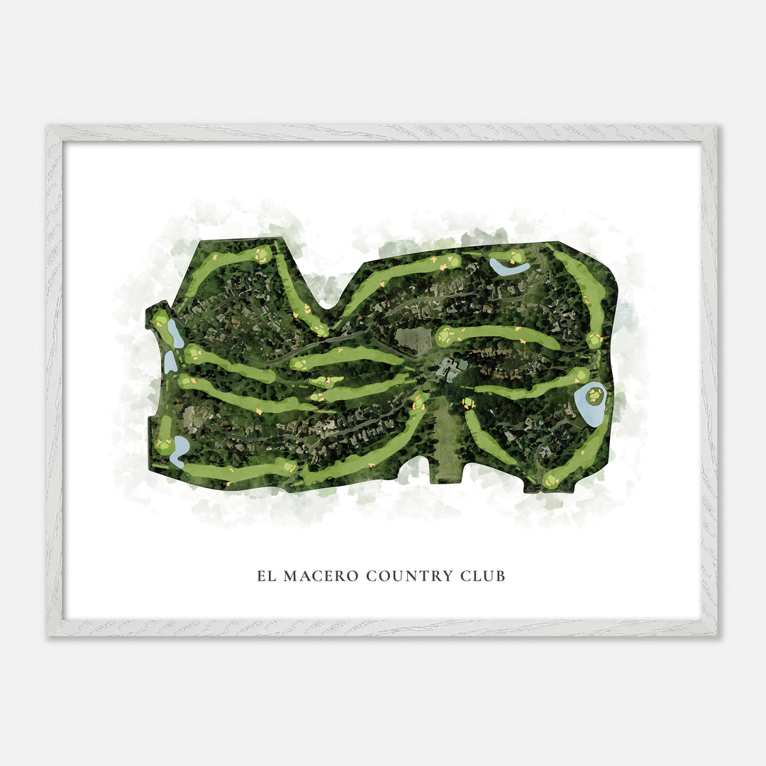 Print of El Macero Country Club Classic Map
