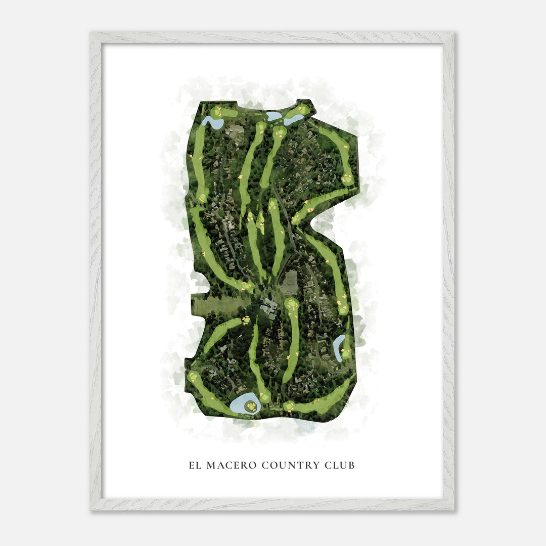 Print of El Macero Country Club Classic Map
