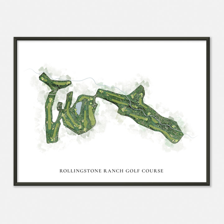 Print of Rollingstone Ranch Golf Course Classic Map