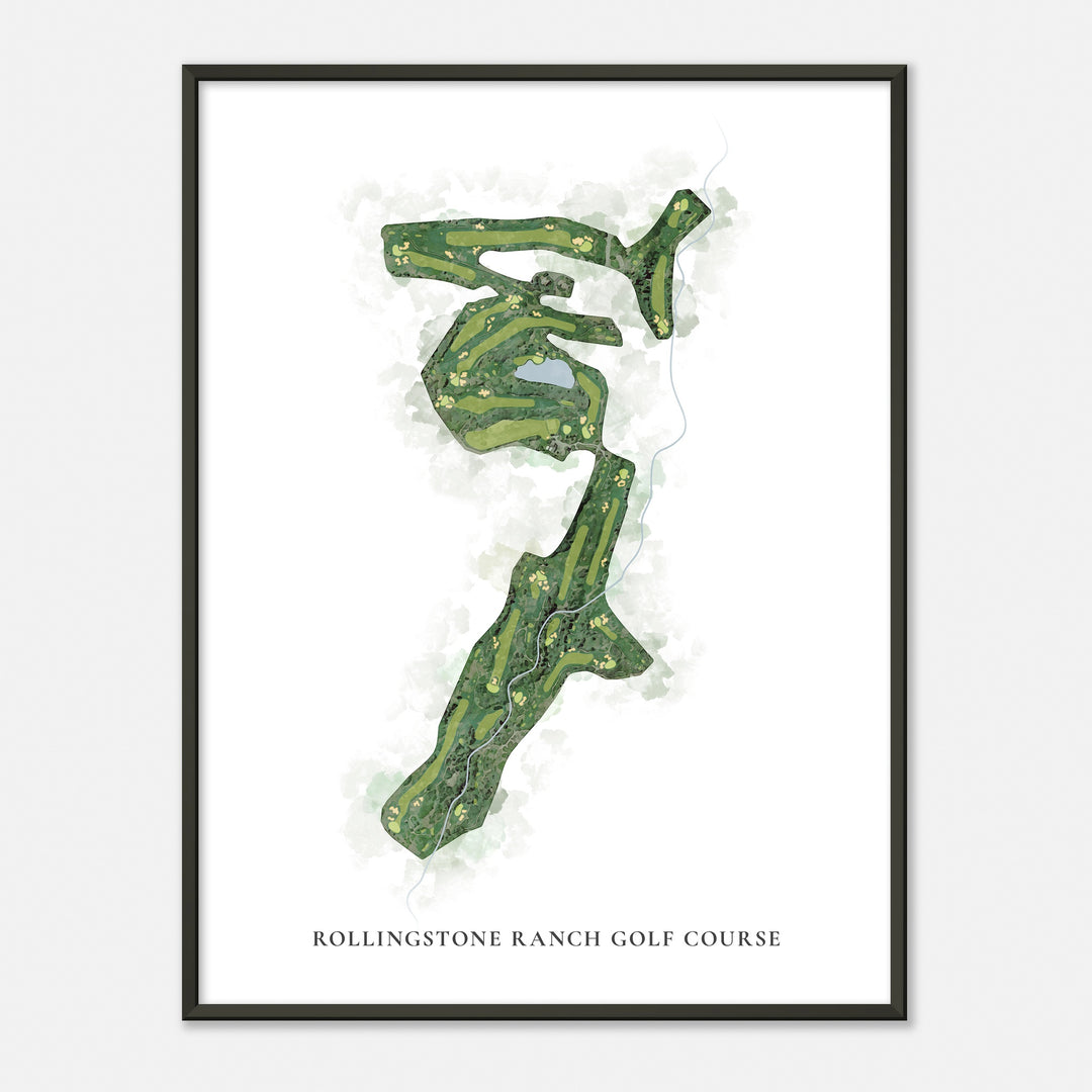 Print of Rollingstone Ranch Golf Course Classic Map