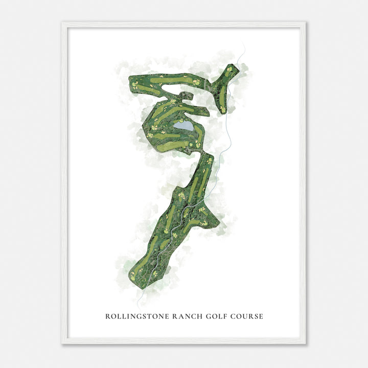 Print of Rollingstone Ranch Golf Course Classic Map