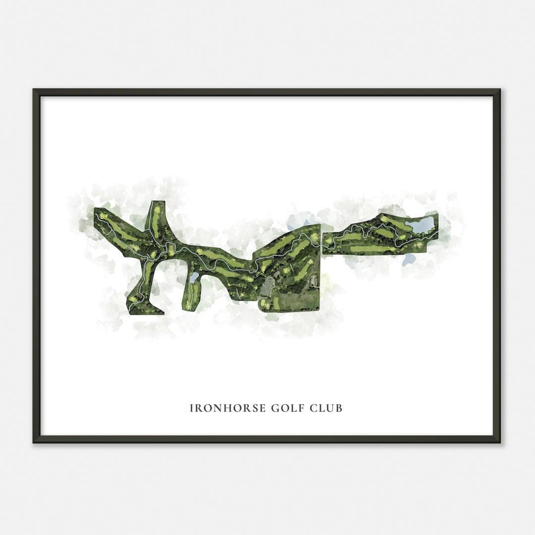 Print of Ironhorse Golf Club Classic Map