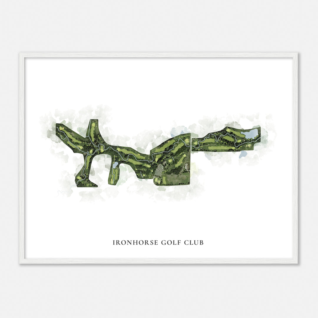 Print of Ironhorse Golf Club Classic Map