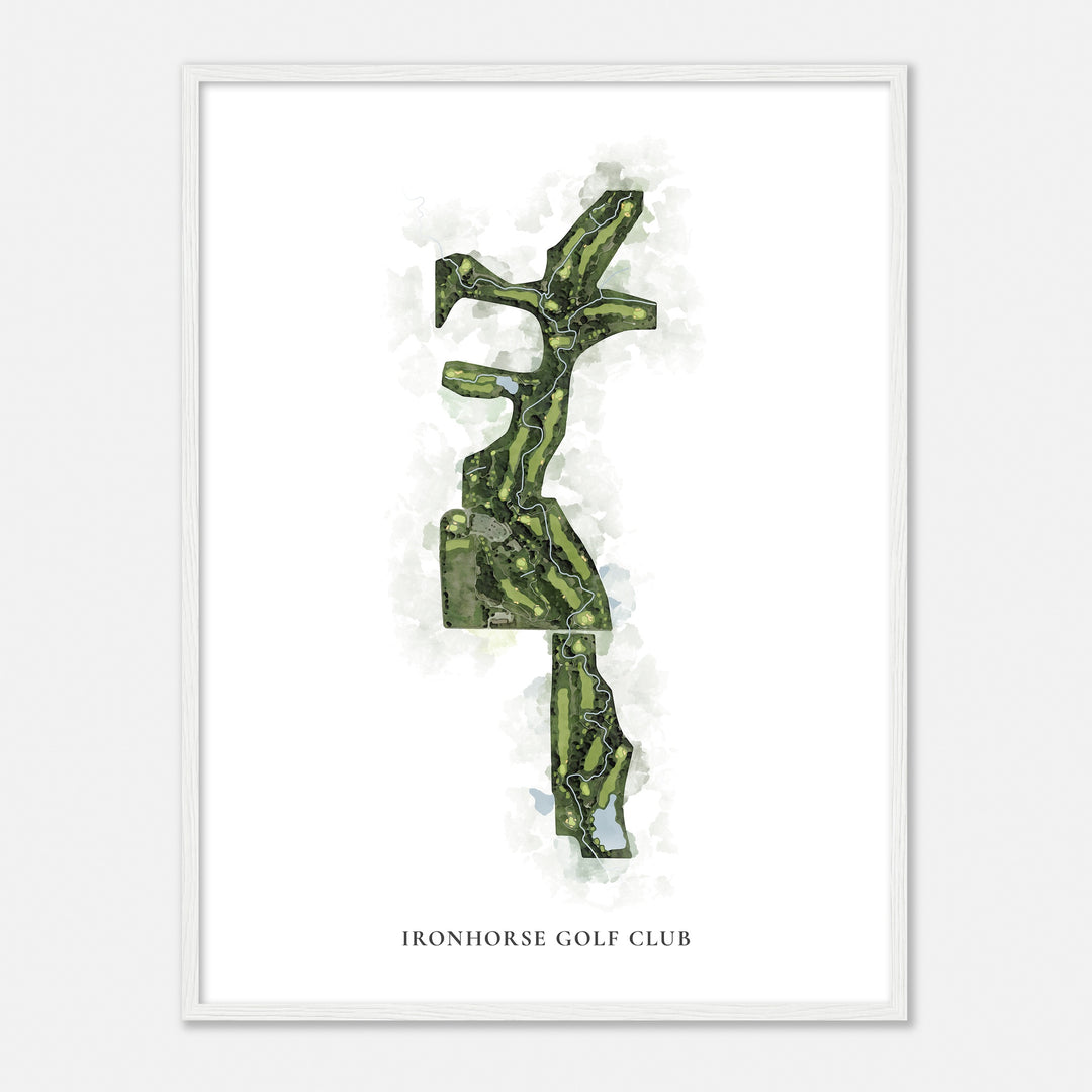 Print of Ironhorse Golf Club Classic Map