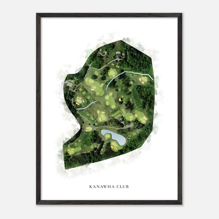 Print of Kanawha Club Classic Map