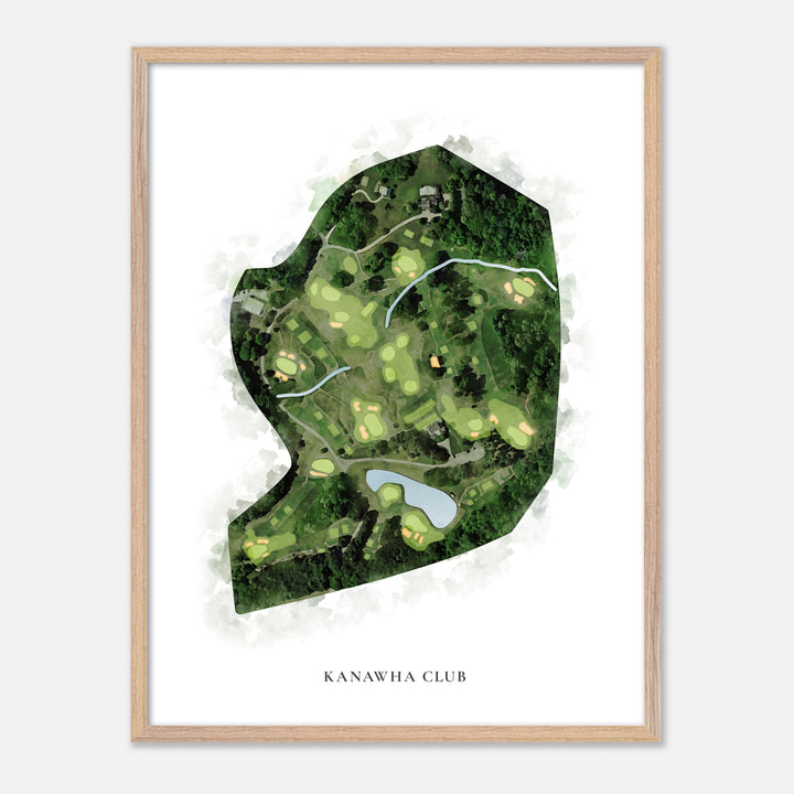 Print of Kanawha Club Classic Map