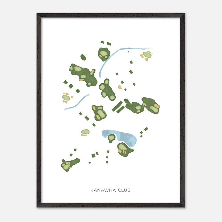 Print of Kanawha Club Modern Map