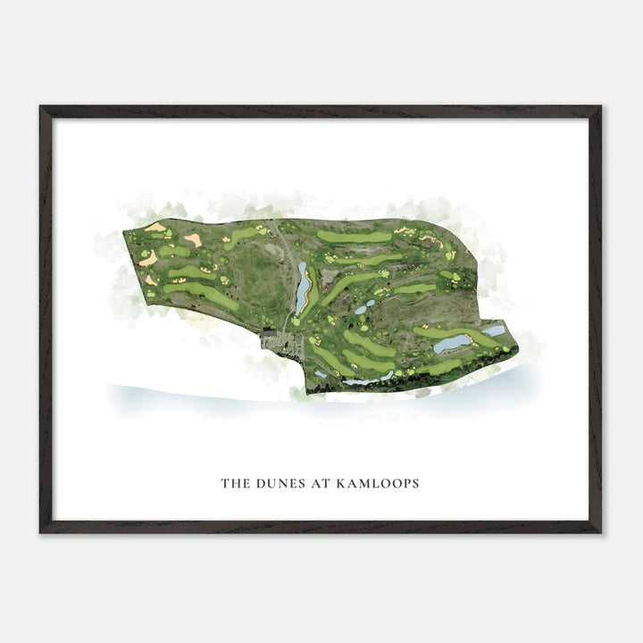 Print of The Dunes at Kamloops Classic Map
