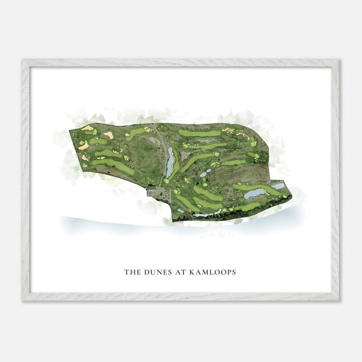 Print of The Dunes at Kamloops Classic Map