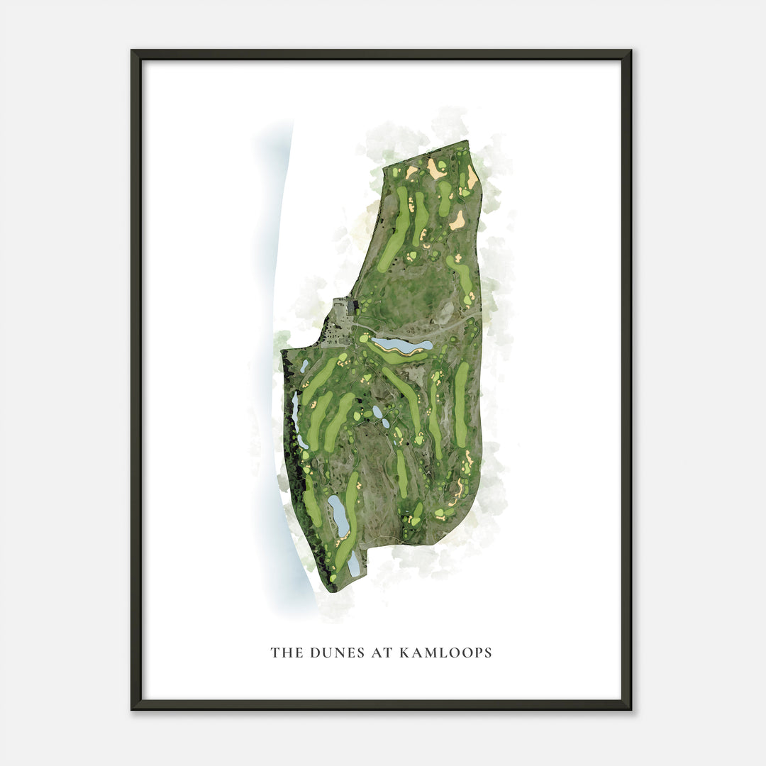 Print of The Dunes at Kamloops Classic Map