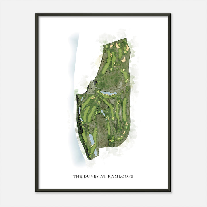 Print of The Dunes at Kamloops Classic Map