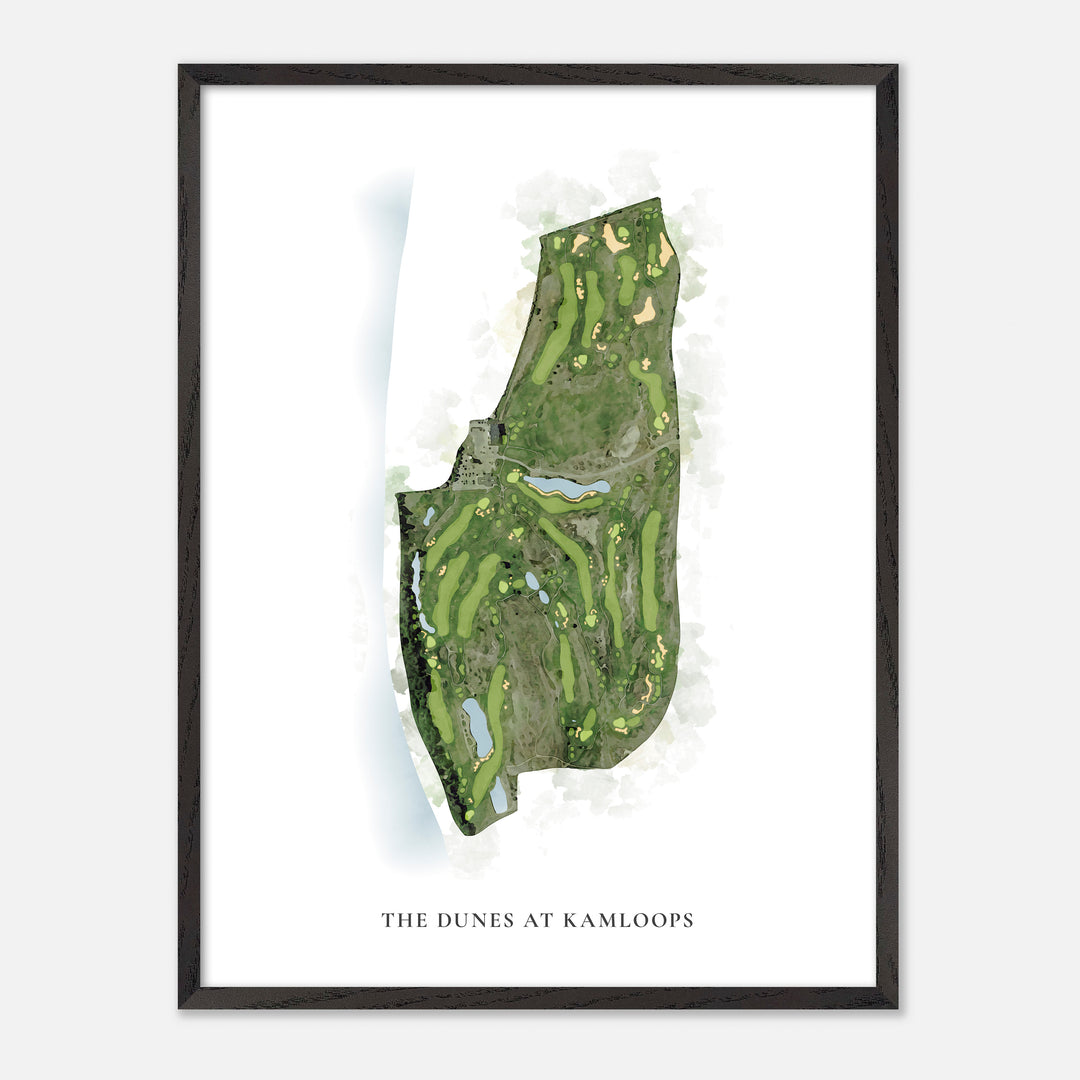 Print of The Dunes at Kamloops Classic Map