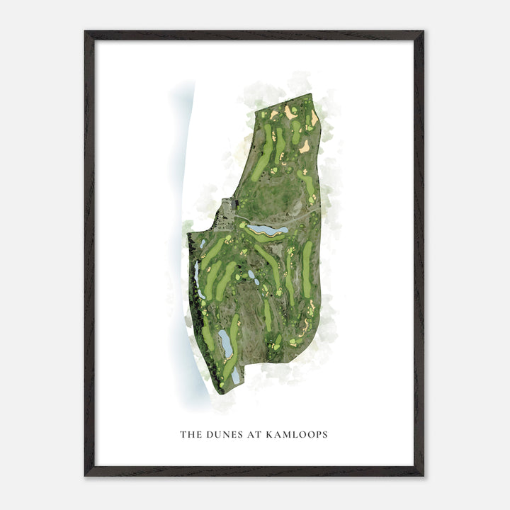 Print of The Dunes at Kamloops Classic Map