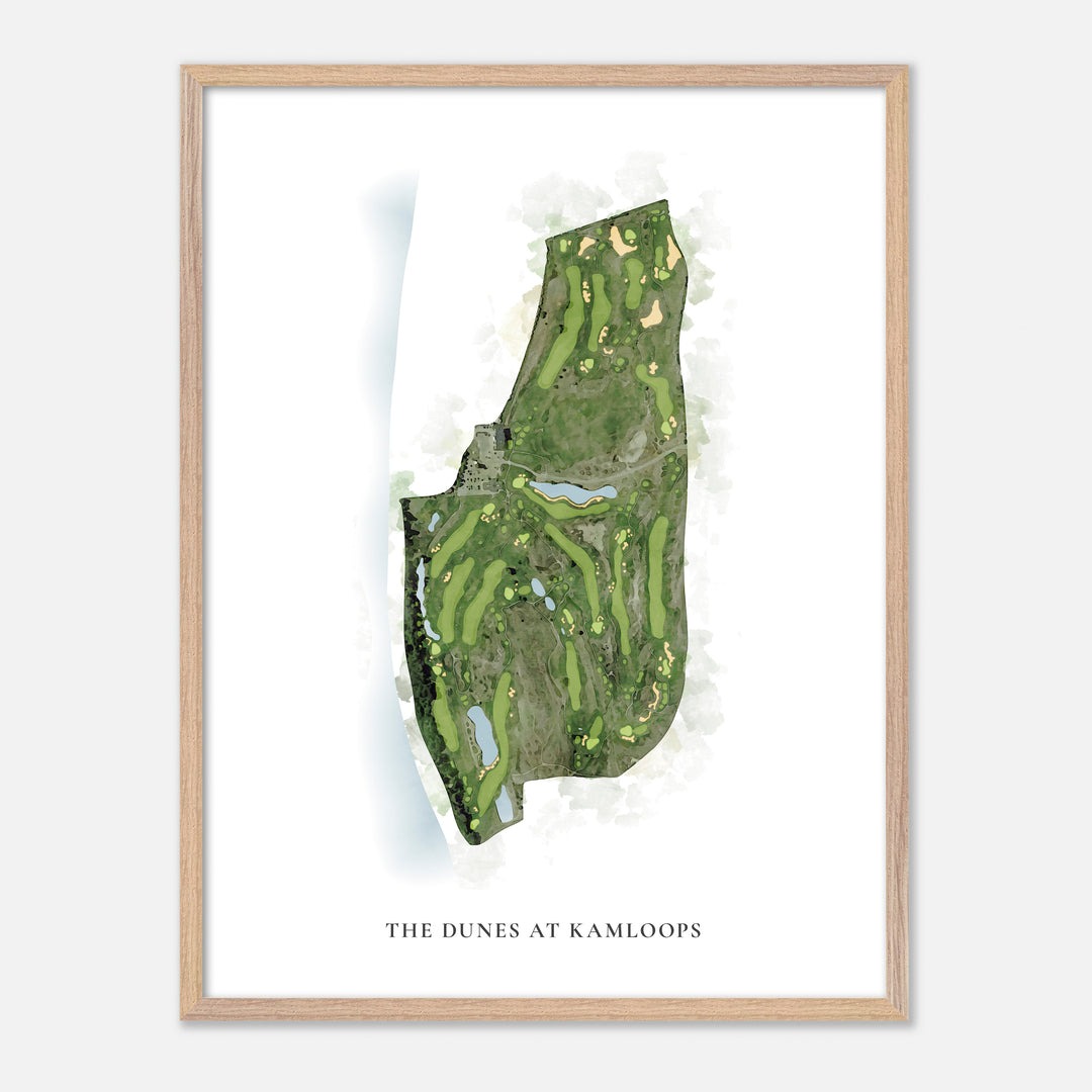 Print of The Dunes at Kamloops Classic Map