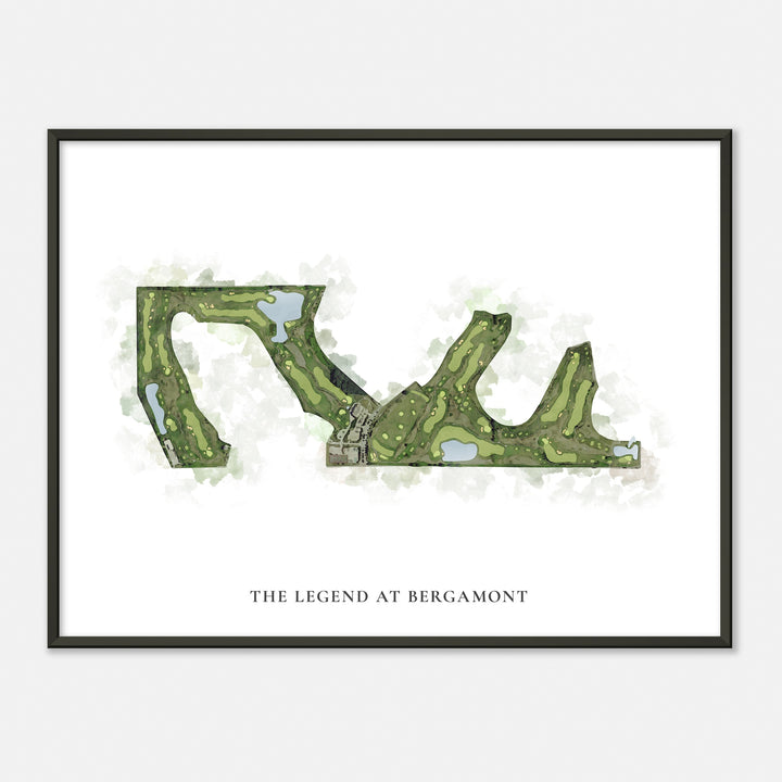 Print of The Legend At Bergamont Classic Map