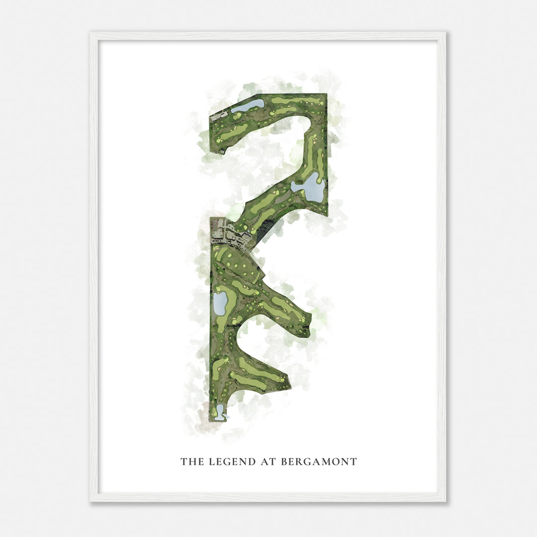 Print of The Legend At Bergamont Classic Map