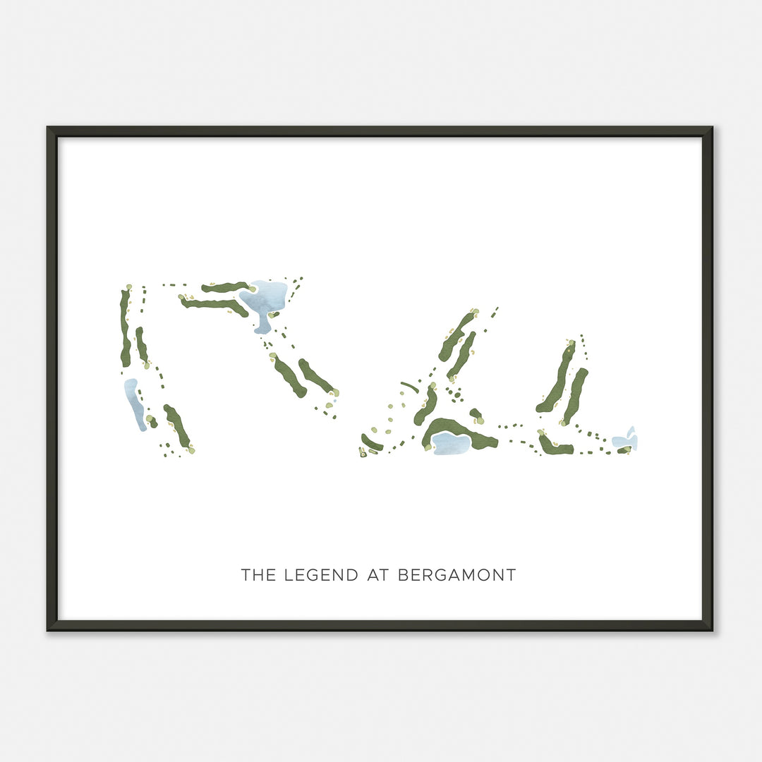Print of The Legend At Bergamont Modern Map