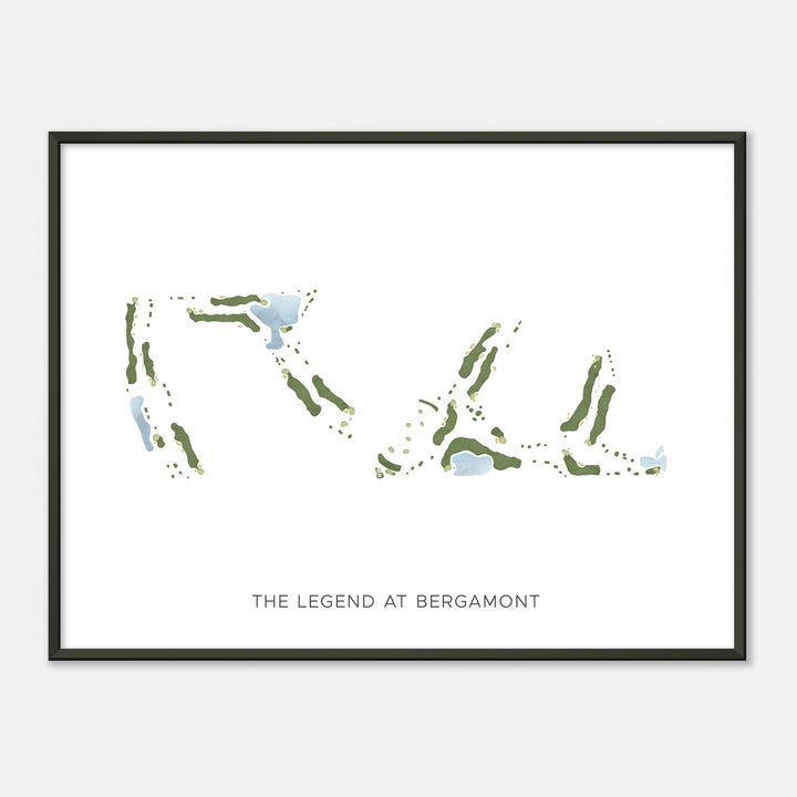 Print of The Legend At Bergamont Modern Map