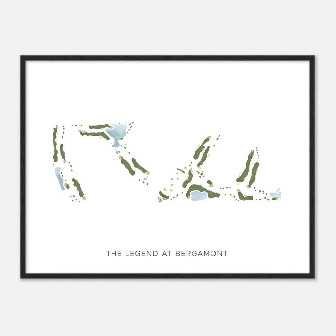 Print of The Legend At Bergamont Modern Map