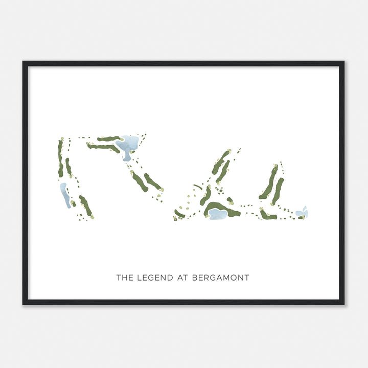 Print of The Legend At Bergamont Modern Map
