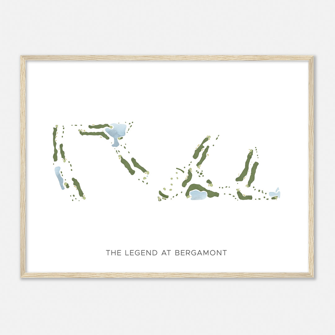 Print of The Legend At Bergamont Modern Map
