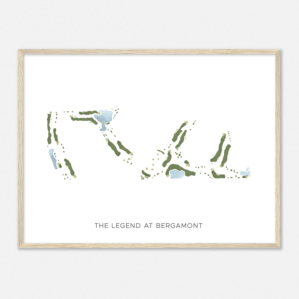 Print of The Legend At Bergamont Modern Map