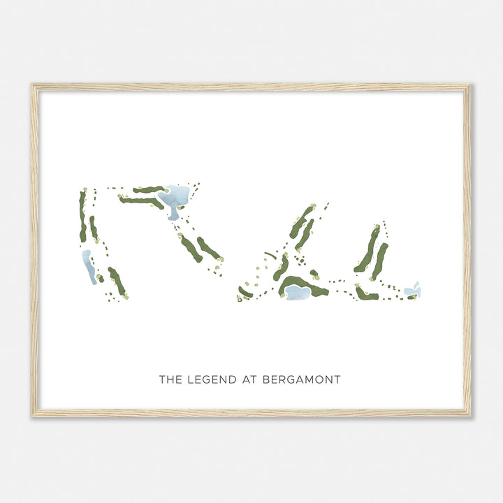 Print of The Legend At Bergamont Modern Map