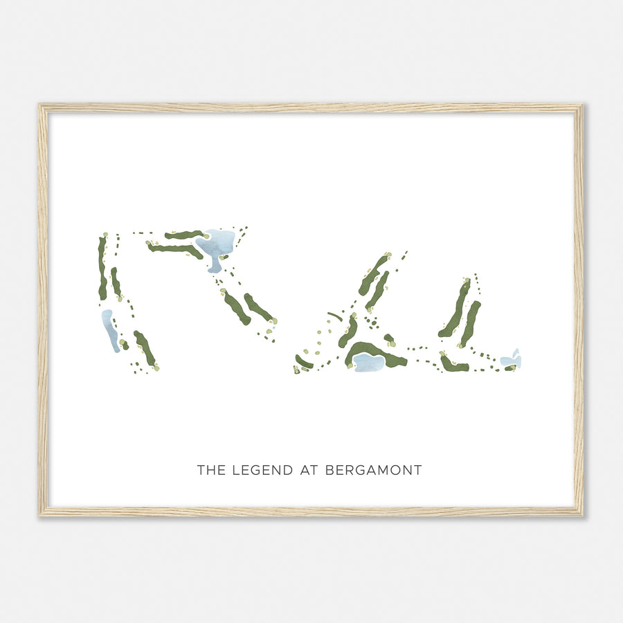 Print of The Legend At Bergamont Modern Map