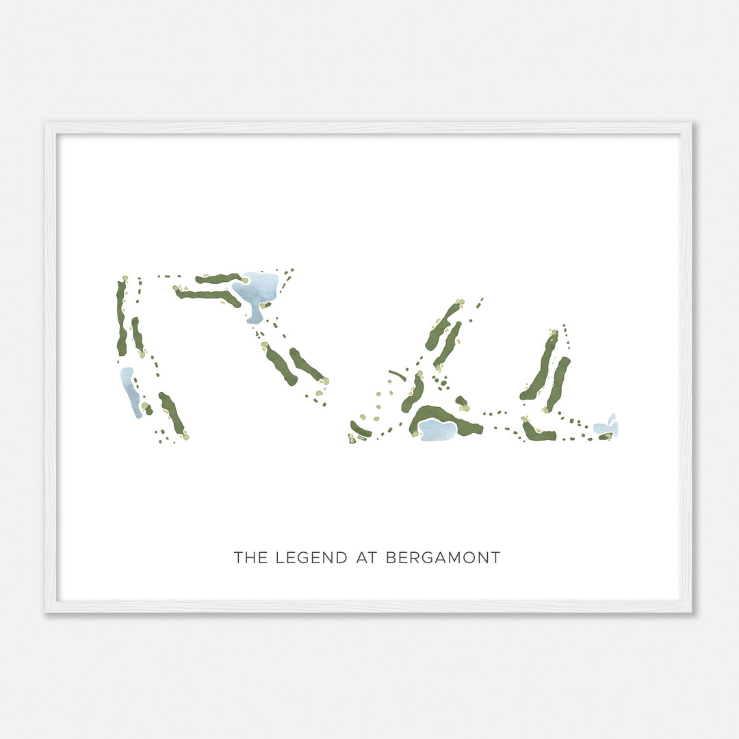 Print of The Legend At Bergamont Modern Map