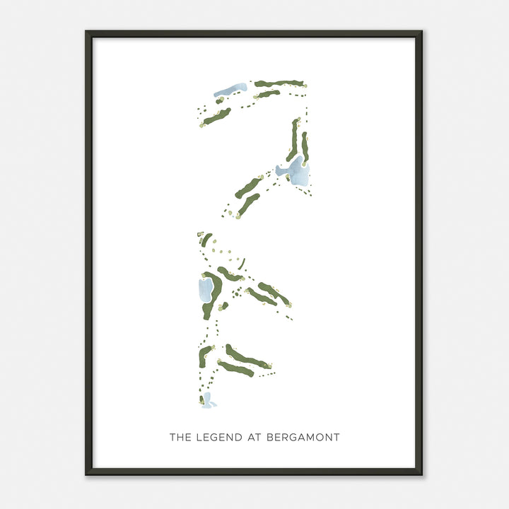 Print of The Legend At Bergamont Modern Map