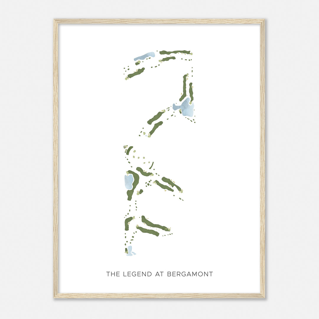 Print of The Legend At Bergamont Modern Map