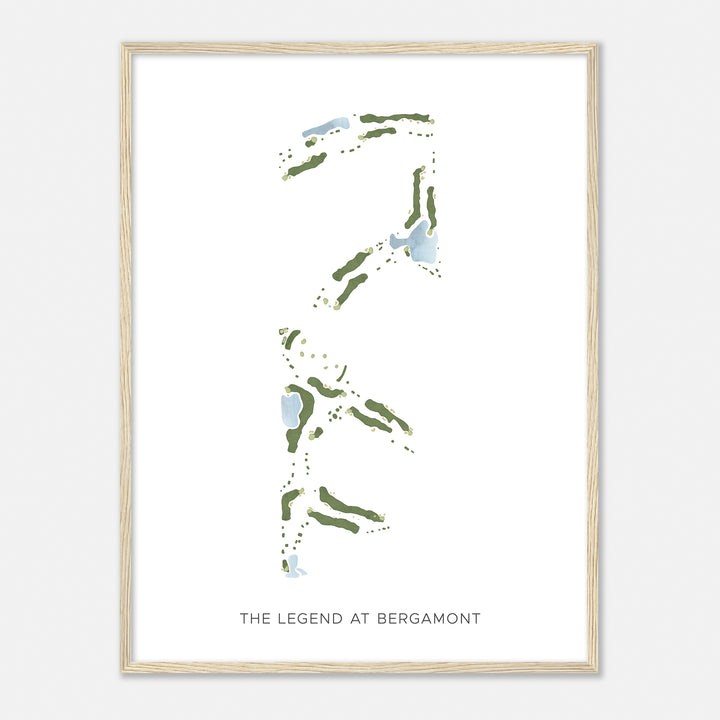 Print of The Legend At Bergamont Modern Map