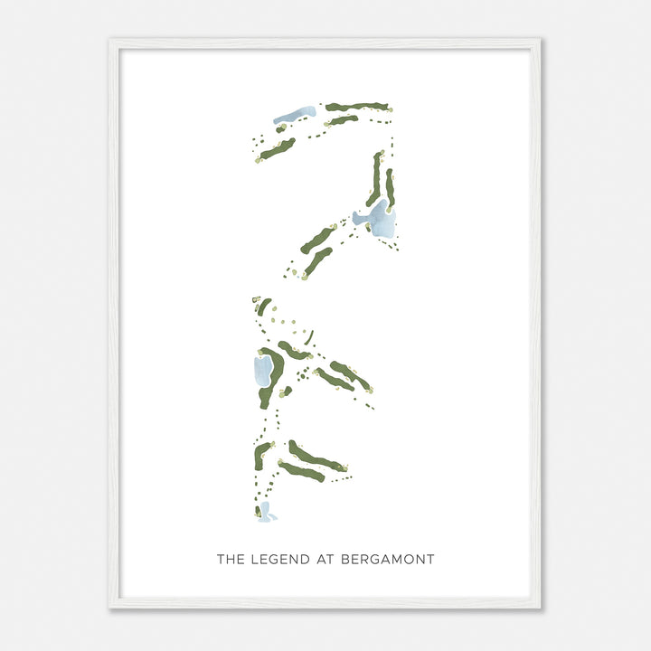Print of The Legend At Bergamont Modern Map