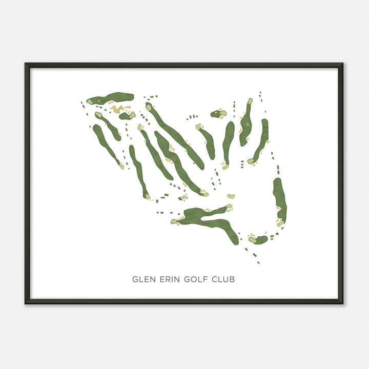 Print of Glen Erin Golf Club Modern Map